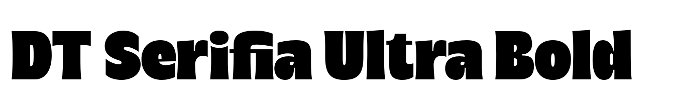 DT Serifia Ultra Bold